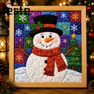 1 Set Christmas Fabric Art Kit, Cotton Fabric DIY Christmas Fabric Painting Kit, Durable Christmas T