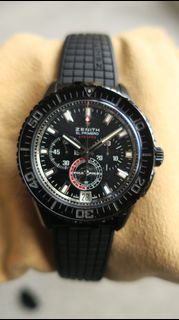 減價 ！Zenith El Primero Flyback Alchron Case "POLE to POLE"真力時 飛返計時碼表 腕錶