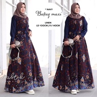 Gamis Batik Modern Baju Muslim Pesta Wanita BATEEQ Ori⠀