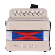 musiclover-MY Taruor Mini 10-Button Kids Accordion Toy Supports Bass Chords 14 Notes with Cleaning C