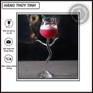 Ly thủy tinh cocktail hoa hồng (BG73) Cocktail glass