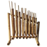 CHILDREN'S EDUCATIONAL TOY MUSICAL INSTRUMENTS ANGKLUNG 8 PCS IN THE FLASHING OF EAST JAVA