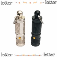 LETTER Emergency Keychain Light, Aluminum Alloy LED Light EDC Tool, Portable Mini  Light Emergency U