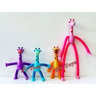 Giraffe Pop Tube Stress Relief Toys Kis Toys