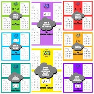 [PDF 4] PRA SEKOLAH AKTIVITI SOFTCOPY (HURUF KECIL, HURUF BESAR, ANGKA, ANGKA ARAB, HIJAIYAH)