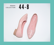 รองเท้าเเฟชั่นผู้หญิงเเบบคัชชูส้นเตี้ย No. 44-8 NE&amp;NA Collection Shoes