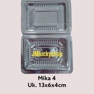 MIKA 4 contents +/ - 100 pcs UK. 13x6x4 cm MIKA CAKE/ CAKE BOX/