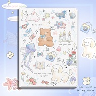 Smart Cartoon bear case for iPad Case Cover With Pencil Holder For iPad Mini 6/Air 5 4/Pro11/Pro12.9 10th 9th 8th Gen 7th 10.2 6th 5th 9.7