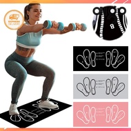 Squat Stance Guide Mat Non-Slip Squat Foot Placement Mat Training Hip Muscle Mat
