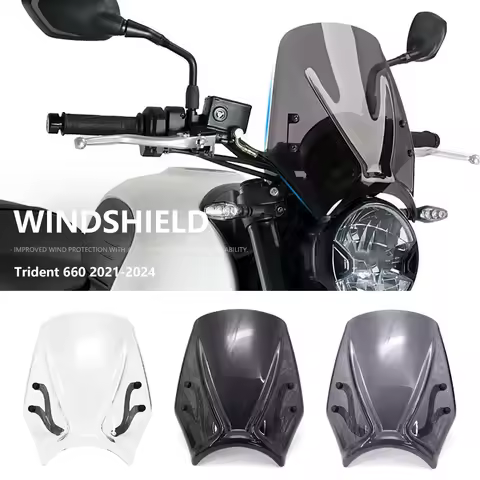 For TRIDENT Trident 660 2024 2023 Motorcycle Windscreen For Trident660 2021 22 Accessories Windshiel
