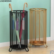 LINDW99NX Umbrella Barrel, Stand Type Space Saving Umbrella Holder, Practical Drainage Design Metal 