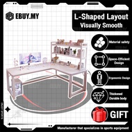🔥Floor Price🔥L Shape Gaming Table 160/180CM  Komputer Laptop Meja Study Table Meja Belajar L shape