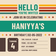 e-card birthday kad harijadi aqiqah digital