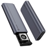 PHIXERO 40Gbps M.2 NVMe Enclosure with Cooling Fan, Tool-free SSD Enclosure for M1 M2 Pro/Max, Alumi