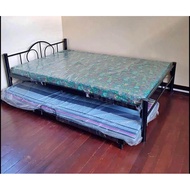 bed frame 48x75 with pull out bed size 36x75 &amp; 2 regular foam