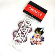 Rep tamiya 95634 low friction Small dia 3spoke Small maroon Tire Rim/