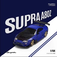 TOYOTA BSC 1:64 Supra A80Z Blue Carbon HoodTOYOTA
