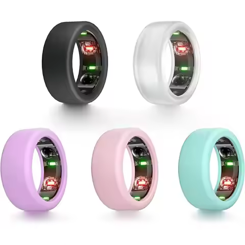 Shockproof Silicone Cover for Oura Ring Protector Jewellery Organizer Durable Anti-Scratch Silicone 
