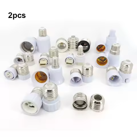 E27 E14 e17 to e40 e27 G24 GU10 E12 B22 MR16 LED lamp base light Adapter Bulb Holder Converter AC po