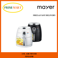 MAYER MMAF88 (WH) (BK) 3.5L AIR FRYER + 1 YEAR MAYER WARRANTY + FAST DELIVERY