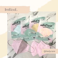 🔥สินค้าขายดี🔥 [Pastel Mint][พร้อมส่ง] IMREAL UNTACT MASK หน้ากากอนามัย KF94  MADE IN KOREA  แท้ % (แพ็ค 3 ชิ้น)