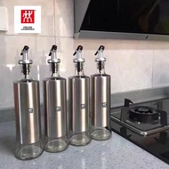 Germany Zwilling glass oil jar stainless steel oil jar seasoning jar soy sauce jar home vinegar jar