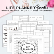 2025 2026 Printable Planner, Life Planner, Cleaning Planner, Health Planner, Work Planner, Study Pla