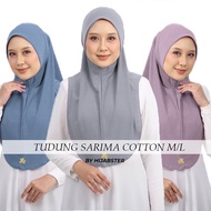 TUDUNG SARUNG C0TT0N Ada Tag Hantu Saiz M,L,S-PLAIN PERMIUM COTTON B2