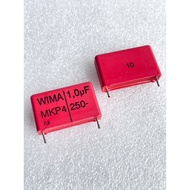 (Pack Of 1 Piece) C 1UF 250V MKP4 Brand WIMA 1 0uf 250V 22mm Pin MKP4 1 0uf 250- 1UF 250V 1UF250V Ca