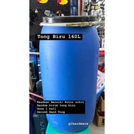 Drum/ Tong Isi Air/ Tong biru 160liter/ Tong penutup/Tong sipaman air（（1order only 1biji）