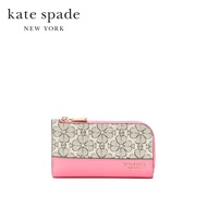 Kate Spade New York กระเป๋าสตางค์รุ่น Spade Flower Small Slim Bifold Wallet KI676 650 สี Ruby Citrus