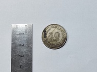 Uang koin 20 cen 1980 singapore