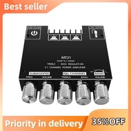 MT21 Channel Bluetooth 5.0 2.1 Subwoofer Amplifier Board 50Wx2+ 100W Power Stereo Audio Amplifier Mo