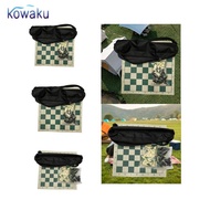 [vsrhkq] Portable Chess Set,Roll up Chess Board Game Set,Lightweight Board Games,Chess