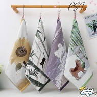 PSI Large Hand Towel, Quick Dry Decorative Pure Cotton Face Towel, High Quality 4 Layer Cotton Gauze