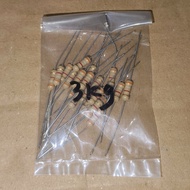 R 3K9 Ohm 0.5W 3.9K 3.9 K Kilo 0.5 Watt 5 Percent Resistor 20 Pcs