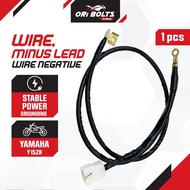 B17-H2116-00 Yamaha Original Y15ZR Y15 (4106) V1 V2 Wire Negative Minus Battery Hitam