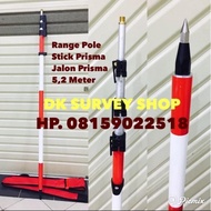 TELESCOPIC RANGE POLE/ PRISMA POLE/ POLE STICK/ JALON PRISMA 52 METER - GO TRACKING01