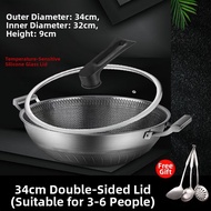 Non Stick 316 Stainless Steel Wok