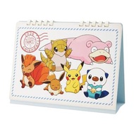 （預訂）Pokemon 比卡超 原創明信片檯曆 2026 年季節限定  B6 記事本 2026