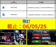 Bandai  [魂SHOP限定] 幪面超人W CSM LOSTDRIVER ver.2
