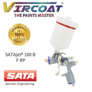 SATAjet® 100 B F RP Professional Spray Gun with 0.6L QCC reusable plastic gravity flow cup/ Sata Spr