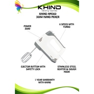 KHIND HAND MIXER HM360 6 SPEED WITH TUBRO