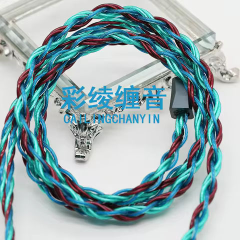 XINHS HIFI G02 6-Core Single Crystal Copper Earphone IEM 2.5mm，4.4mm, 3.5mm, 0.78mm, and 2-Pin MMCX 