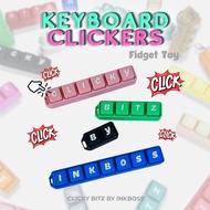 CLICKY BITZ Custom Name Keyboard Clicker Keychain | Inkboss 3D-Printed Personalized Fidget Toy