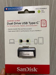 SanDisk Dual Drive USB Type-C 雙用隨身碟(32GB)