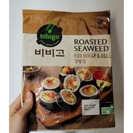 Grilled Seaweed Kimbab Bibigo Rice Roll 10gr 5 leaves Bibigo Seaweed Korean Seaweed