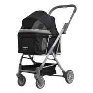 Pet Stroller Foldable Carbon Steel Breathable Mesh Cover Suitable for Traveling with Small and moder