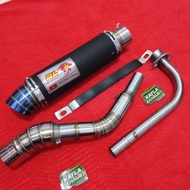 1Set RL exhaust open PIPE 51MM FOR SMASH115/RUSI/KRISS/XRM,/LEGEND EX5