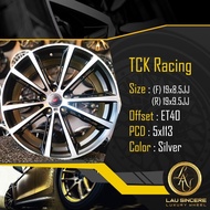 TCK Racing (F) 19x8.5JJ(R) 19x9.5JJ 5x113 Silver TCK Racing (Depan) 19x8.5JJ (Belakang) 19x9.5JJ 5x1